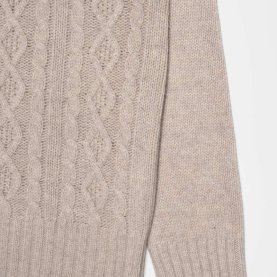 Amos Recycled Wool Sweater in Sand | The Collaborative Store