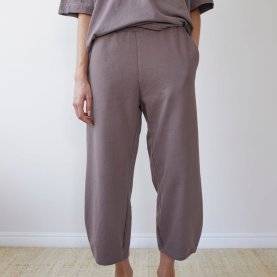 Easy Pants in Mushroom Organic Cotton | The Collaborative Store