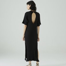 Alena Midi Dress in Black | The Collaborative Store