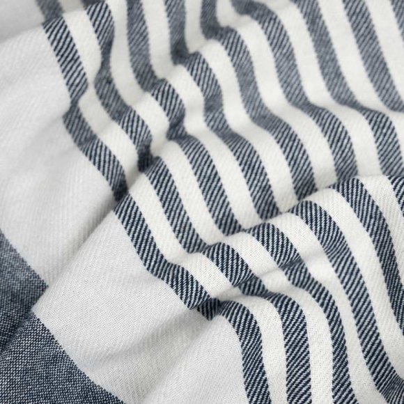 Levante Striped Recycled Cotton Throw | The Collaborative Store