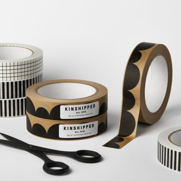 50M Scallop Paper Tape In Natural | The Collaborative Store