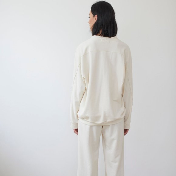 Popover Sweatshirt in Natural Organic Cotton | The Collaborative Store