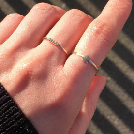 Silver Disc Midi Ring | The Collaborative Store