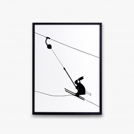 Ski Lift Rabbit Print | The Collaborative Store