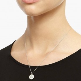 Facett Initial E Pendant - Silver | The Collaborative Store