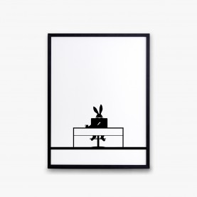 Working Rabbit Print | The Collaborative Store