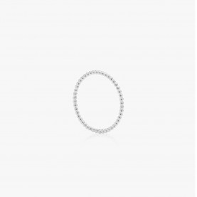 Skinny Ball Silver Stacking Ring | The Collaborative Store