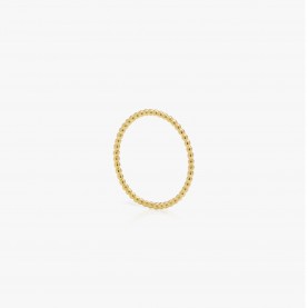 Skinny Ball Gold Stacking Ring | The Collaborative Store