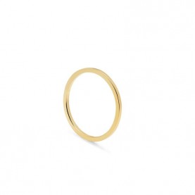 Skinny Square Gold Stacking Ring | The Collaborative Store