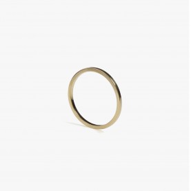 Skinny Square Gold Stacking Ring | The Collaborative Store