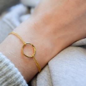 Circle of Life Gold Bracelet | The Collaborative Store