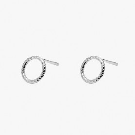 Mini Circle Faceted Earrings | The Collaborative Store