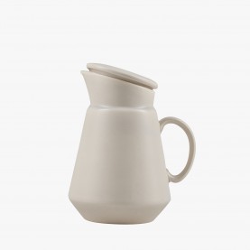 Matt Greige Ceramic Coffee Jug | The Collaborative Store