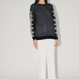 Saul Textured Knitted Sweater | The Collaborative Store