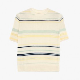 Striped Knitted T-shirt | The Collaborative Store