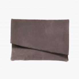 Leather Fold Clutch in Chocolate | The Collaborative Store