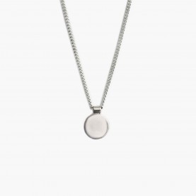 AMA Disc Silver Necklace | The Collaborative Store