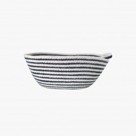 Small Striped Cotton Rope Basket (Exclusive) | The Collaborative Store