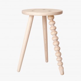 Perfectly Imperfect Ash Stool | The Collaborative Store