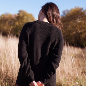 Jasper Merino Sweater in Charcoal | The Collaborative Store