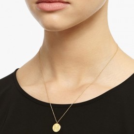 Facett Initial S Pendant - Gold | The Collaborative Store