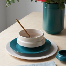 Matt Greige Ceramic Bowl | The Collaborative Store