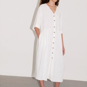 Penelope Dress in White | The Collaborative Store