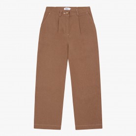 Cocosolo Denim Trousers in Caramel | The Collaborative Store