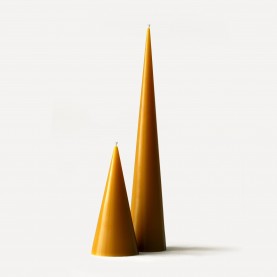 Double Cone Candle Set in Natural | The Collaborative Store