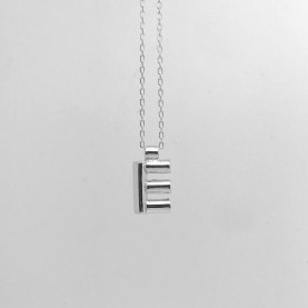 'A' 'C' 'E' 'S' Initial Pendant in Silver | The Collaborative Store