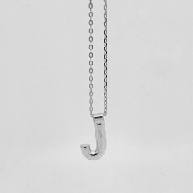 'J' 'L' 'O' 'R' Initial Pendant in Silver | The Collaborative Store