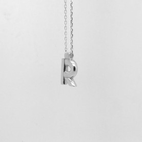 'J' 'L' 'O' 'R' Initial Pendant in Silver | The Collaborative Store