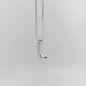 'J' 'L' 'O' 'R' Initial Pendant in Silver | The Collaborative Store