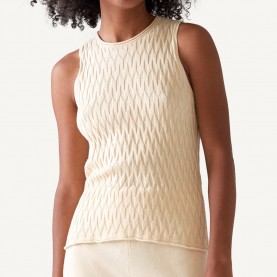 Sirkel Top in Vanilla Cotton | The Collaborative Store