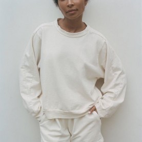 Easy Sweatshirt in Natural Organic Cotton | The Collaborative Store