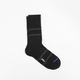 Loop Socks in Black Organic Cotton | The Collaborative Store