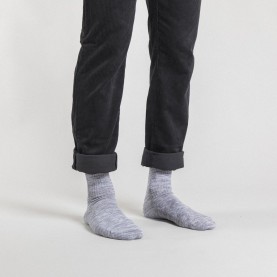 Twister Socks in Light Grey Organic Cotton | The Collaborative Store