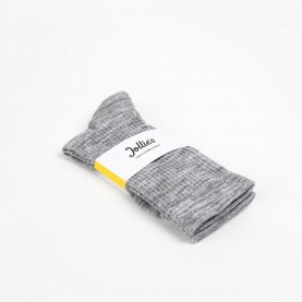 Twister Socks in Light Grey Organic Cotton | The Collaborative Store