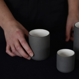 Coffee Cup in Dark Grey | The Collaborative Store