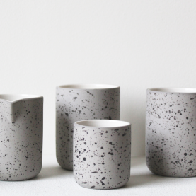 Coffee Cup in Speckled Grey | The Collaborative Store