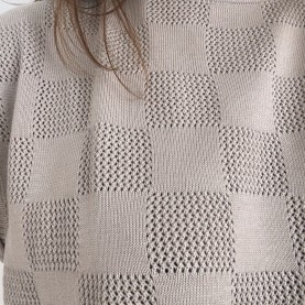 Tori Knitted Vest in Taupe | The Collaborative Store