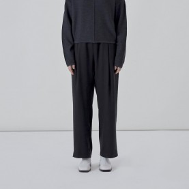 Perry Wide Leg Trousers in Black Tencel | The Collaborative Store