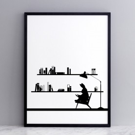 Reading Rabbit Print | The Collaborative Store