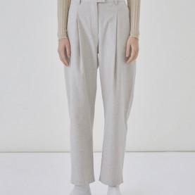 Palmer Trousers in Light Grey Recycled Cotton | The Collaborative Store