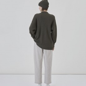 Palmer Trousers in Light Grey Recycled Cotton | The Collaborative Store