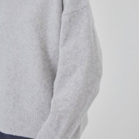 Bennett Cashmere Blend Sweater in Ice Grey | The Collaborative Store