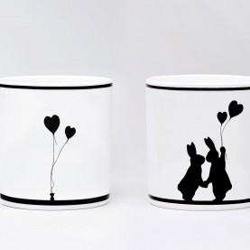 Lovestruck Rabbit Mug | The Collaborative Store