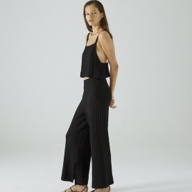 Bao Knitted Trousers in Black Cotton | The Collaborative Store