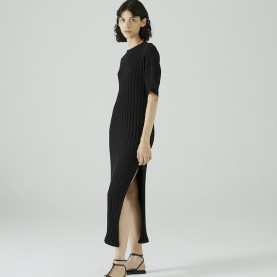 Alena Midi Dress in Black | The Collaborative Store