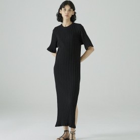 Alena Midi Dress in Black | The Collaborative Store